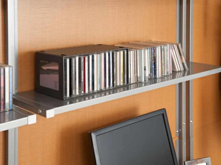 突っ張りパーテーションデスクタイプ棚付幅90cm