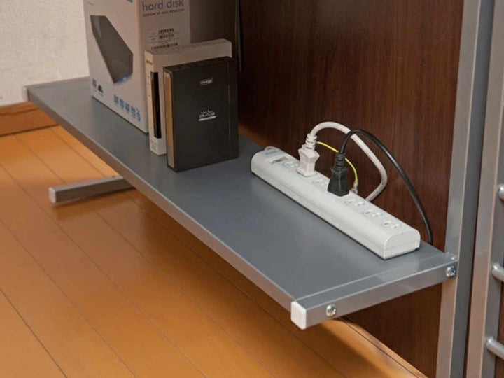 突っ張りパーテーションデスクタイプ棚付幅90cm