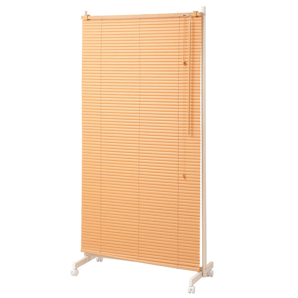 ブラインドパーテーションシングルタイプ幅90cm高さ187.5cmキャスター付き日本製