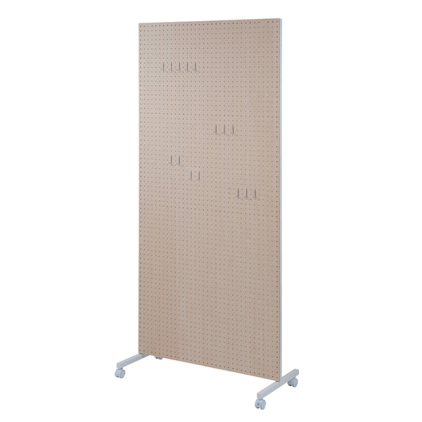 パーテーション間仕切り有孔ボードキャスター付き幅85cm