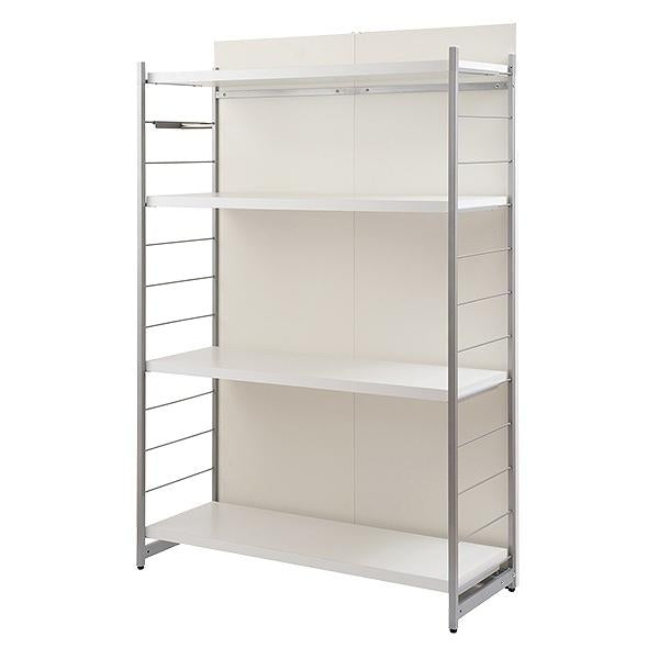 ラック幅120cm間仕切りラック背面化粧パネル