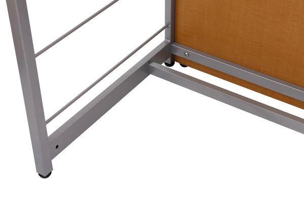 ハンガーラック間仕切りラック背面ミラーパネル幅60cm