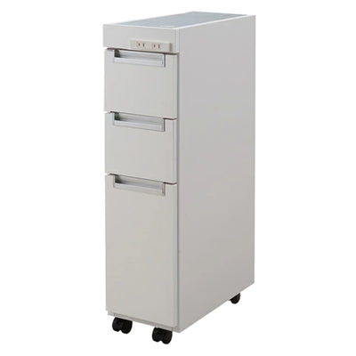 キッチンカウンター スリムカウンター ステンレストップ 幅20.5cm