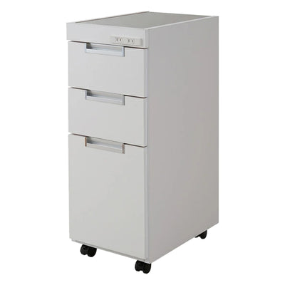 キッチンカウンター スリムカウンター ステンレストップ 幅30.5cm