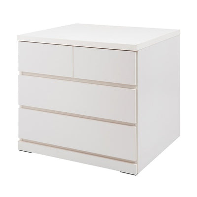 押入れ収納 タンス 幅75cm 3段 奥行65cm キャスター付 日本製