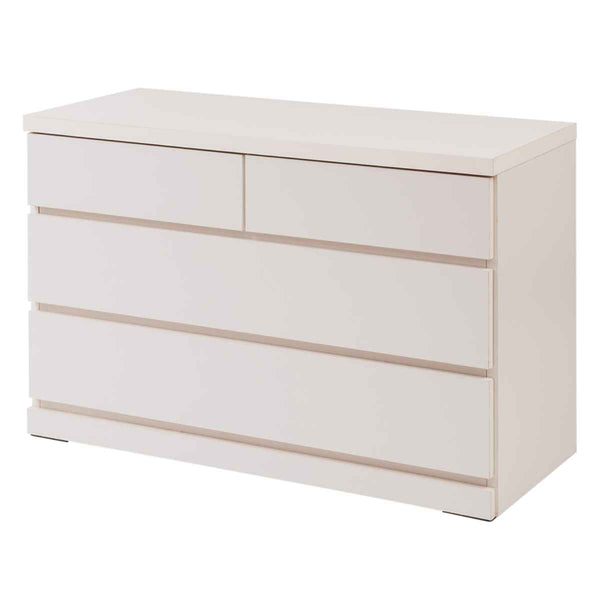 クローゼット収納タンス幅99.5cm3段奥行40cmキャスター付日本製