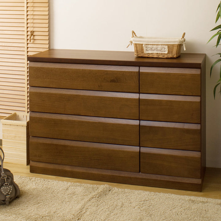 チェスト4段5段6段7段桐製洋タンス幅60cm幅80cm98cm119cmスライドレール付き完成品日本製