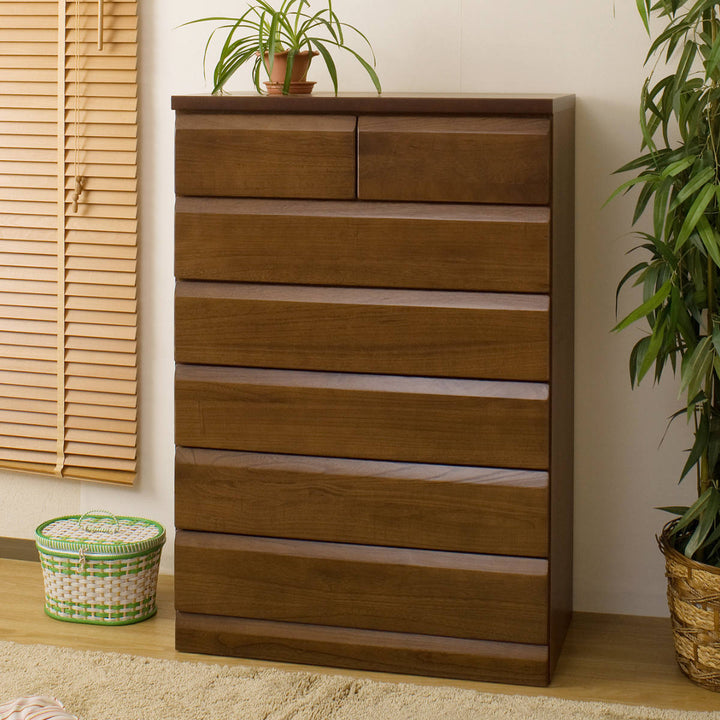 チェスト4段5段6段7段桐製洋タンス幅60cm幅80cm98cm119cmスライドレール付き完成品日本製