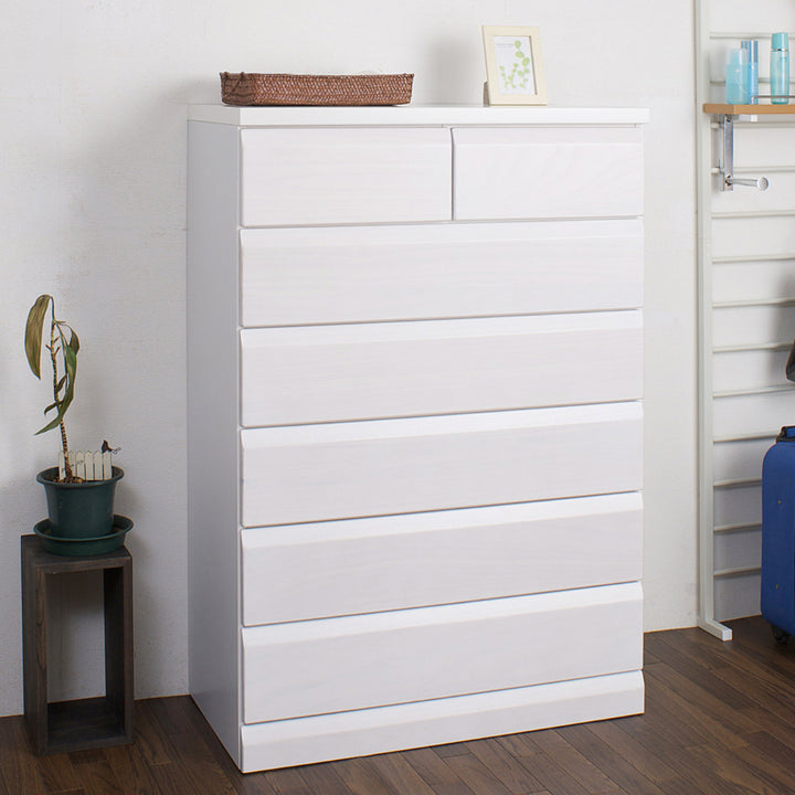 チェスト4段5段6段7段桐製洋タンス幅60cm幅80cm98cm119cmスライドレール付き完成品日本製