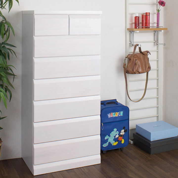 チェスト4段5段6段7段桐製洋タンス幅60cm幅80cm98cm119cmスライドレール付き完成品日本製