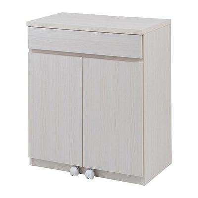 キャビネット パソコンデスク 収納棚 木目調 約幅70cm