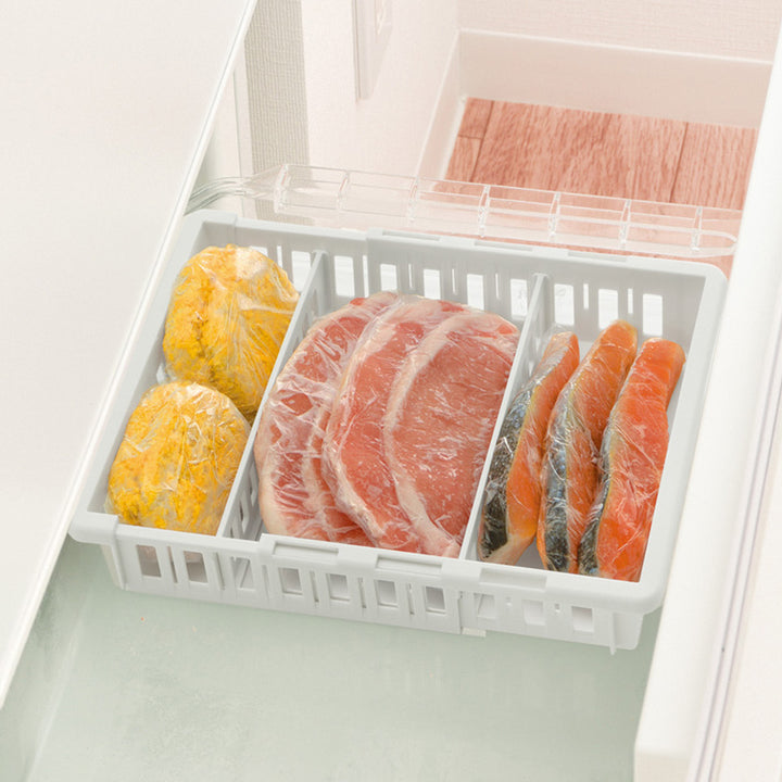 冷蔵庫収納4点セットトトノ野菜室冷凍庫伸縮ストッカー