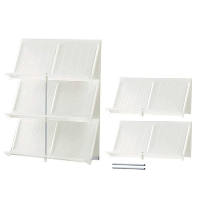 シューズラック 最大 5段 スリム 継ぎ足しパーツ付き