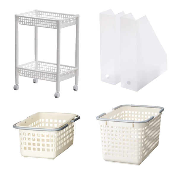 ランドリーワゴンセットバスケットタイプSCB-4
