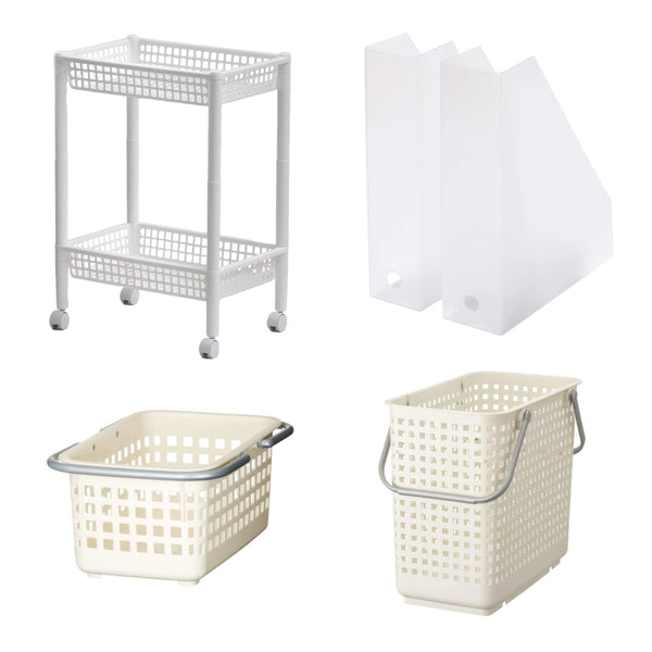 ランドリーワゴンセットバスケットタイプSCB-12