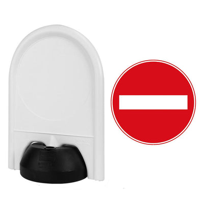 駐車場スタンド+進入禁止シール 1枚セット