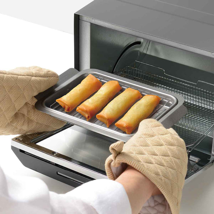 天ぷら鍋4点＆揚げ物ざるセットIH対応温度計付きポコフリット角型ワイド