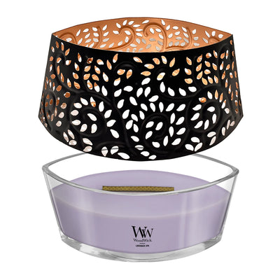 アロマキャンドル ウッドウィック WoodWick ハースウィック シェード付き