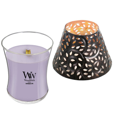 アロマキャンドル ウッドウィック WoodWick ジャーM シェード付き