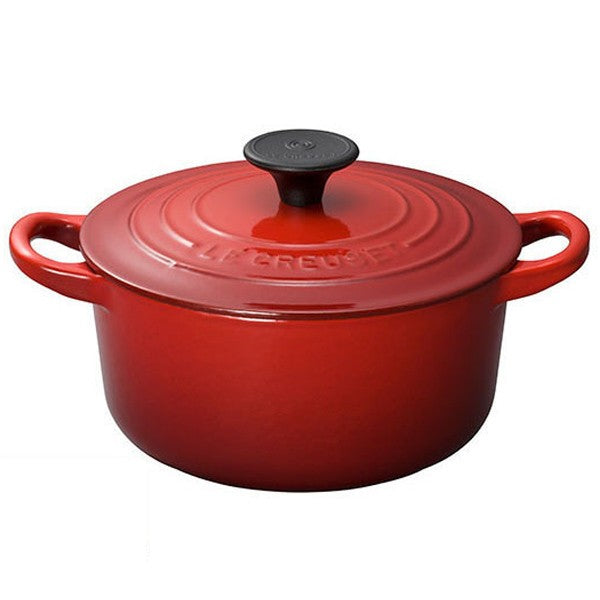 ル・クルーゼ LE CREUSET 両手鍋 ココット・ロンド 16cm 1.3L IH対応 ホーロー製