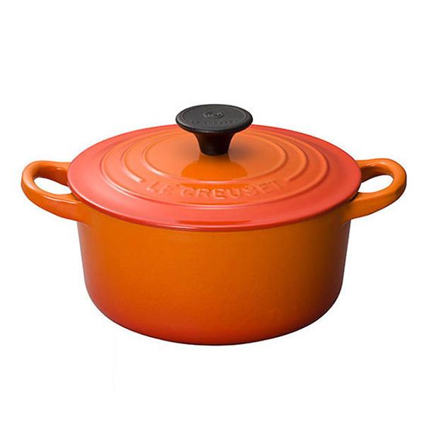 ル・クルーゼ LE CREUSET 両手鍋 ココット・ロンド 16cm 1.3L IH対応 ...