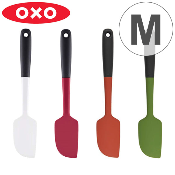 OXO　オクソー　シリコンスパチュラ　M　ホワイト
