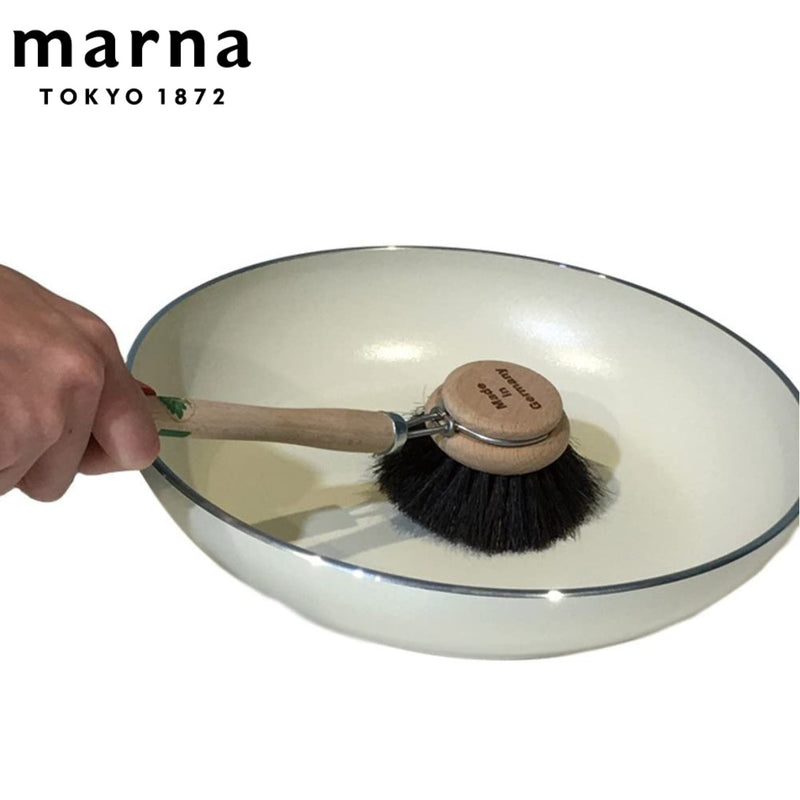 マーナ キッチンブラシ 鍋フライパン洗いソフト 大 -2