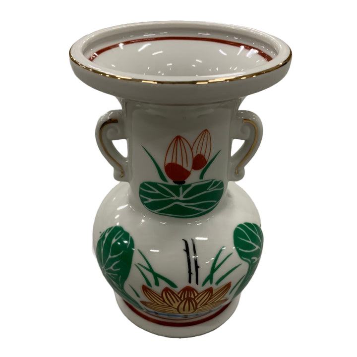 仏花瓶 上錦 4寸 仏具 仏壇 仏花 -4