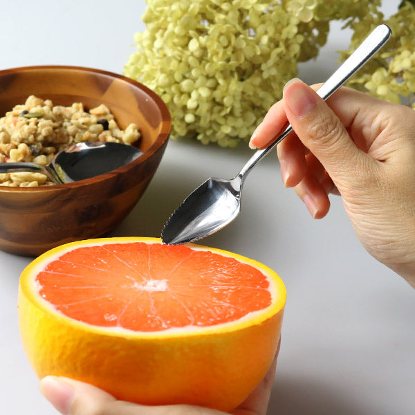 グレープフルーツスプーン ステンレス製 スプーン 食洗機対応 日本製