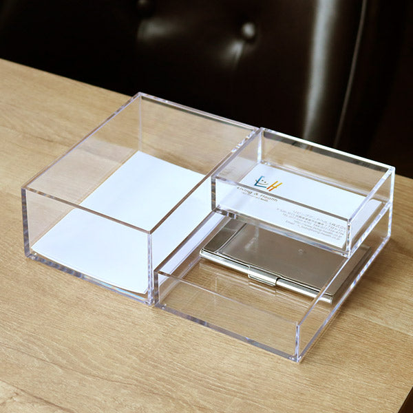 コレクションケース クリア 約 幅15×奥行11×高さ3cm 透明 収納 デスコシリーズ