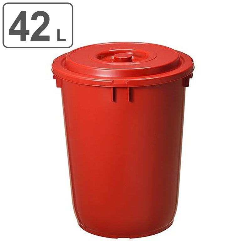 味噌樽 42L 42型 プラスチック製 フタ付き -2