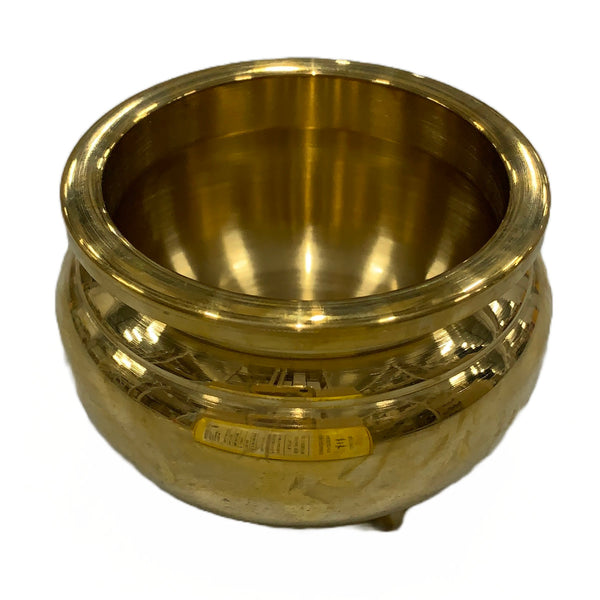 真鍮 机上香炉 3寸 仏具 線香立て -1