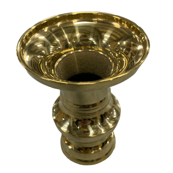 花立 真鍮 地花立て 4寸 仏具 仏壇 -3