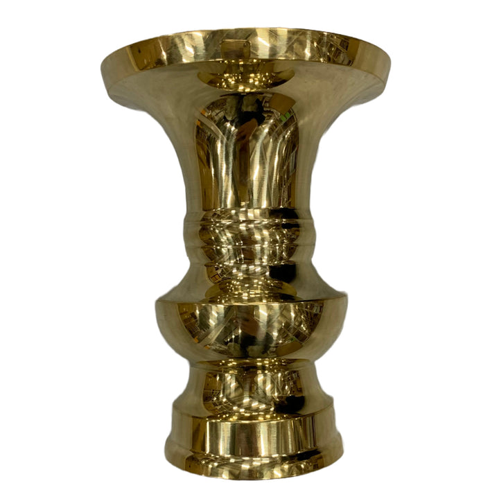 花立 真鍮 地花立て 4寸 仏具 仏壇 -1