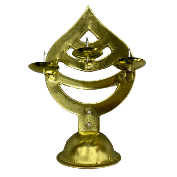 ローソク立て 三燈台 神具 神棚 -1