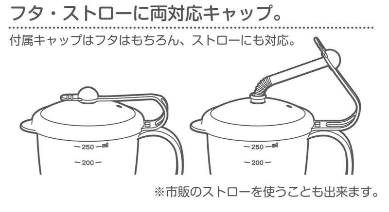 介護用 コップ 安定ストローコップ 300ml 目盛り付き 高齢者