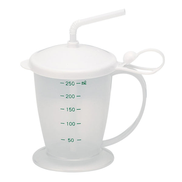 介護用コップ安定ストローコップ300ml目盛り付き高齢者