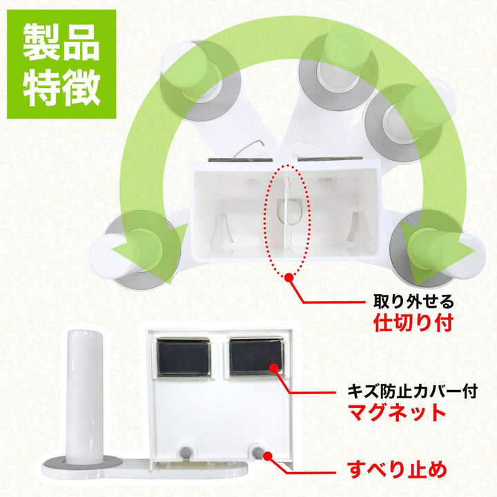 キッチンペーパーホルダー スリムラップ＆ペーパーホルダー -6