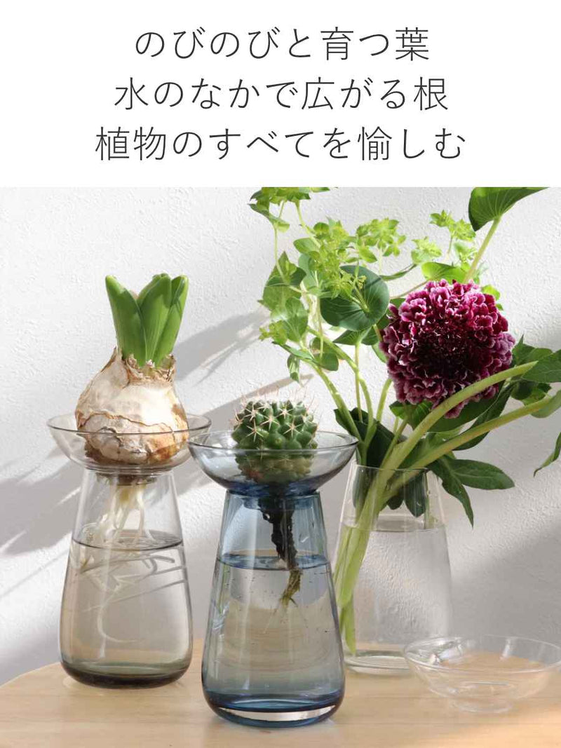 キントー 花器 AQUA CULTURE VASE Lサイズ ガラス 花瓶 おしゃれ -7