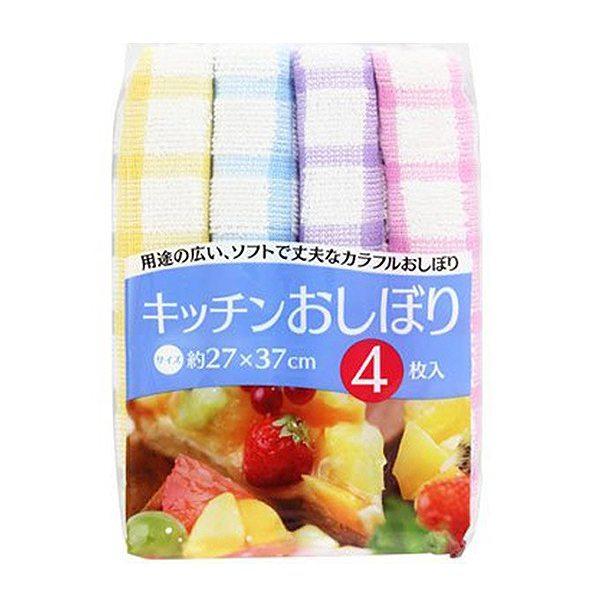 おしぼり　キッチンおしぼり　4枚入り