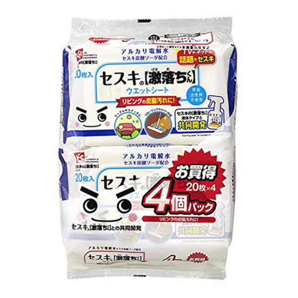 激落ちくん セスキ激落ちシート 20枚入×4個セット -1