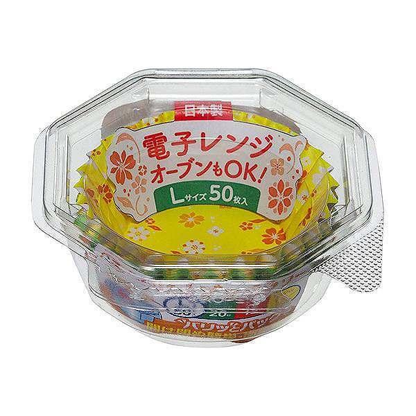 お弁当カップ　おかずカップ　日本製　おべんとケースプチフラワー　L　50枚