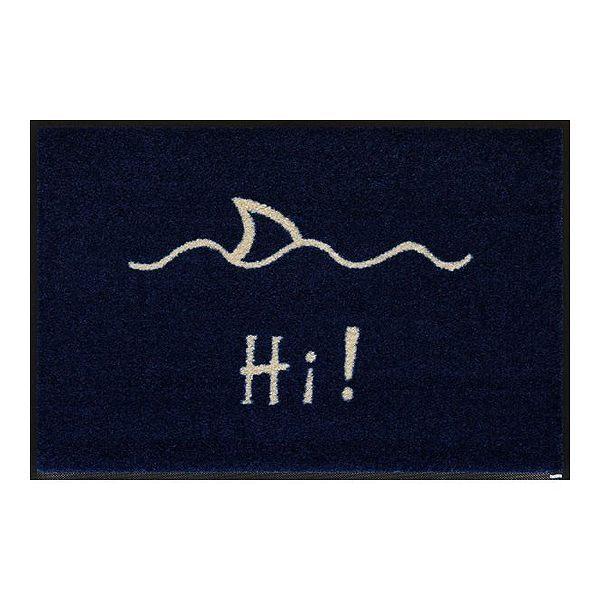 玄関マット　wash+dry　ウォッシュアンドドライ　Hi！　50×75cm