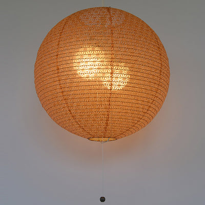 ペンダントライト　和紙　ペンダントランプ　麻葉煉瓦　2灯