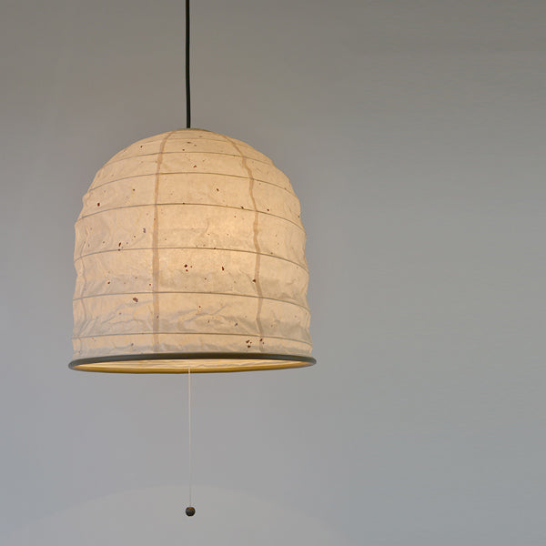 ペンダントライト　和紙　ペンダントランプ によど川粕紙　2灯