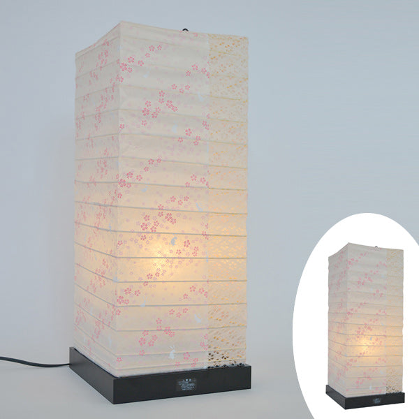 テーブルライト　和紙　テーブルランプ　花うさぎX小梅白