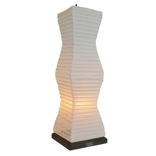 テーブルライト　和紙　テーブルランプ　揉み紙X麻葉白