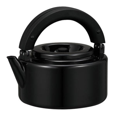 フラットケトル 2.3L IH対応 copan ホーロー製 茶漉し付き