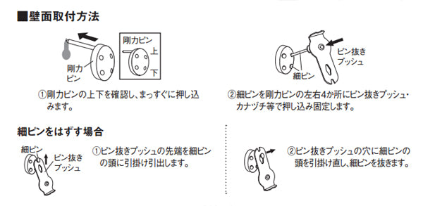 メンテナンスセット　剛力ピン　ピン押し具　細ピン セット