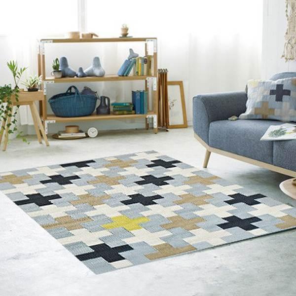 ラグ　インド綿　テスタ　130×190cm